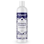 Petpost | Dog Whitening Shampoo - Best Lightening Treatment for Dogs with White Fur - Soothing Watermelon Scent - Maltese, Shih Tzu, Bichon Frise Approved 473 ml