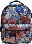 AI ACCESSORY INNOVATIONS Kids All Over Print School Bag with Sonic & Minecraft Characters for Kids & Adults, Sonic, Large, Backpack