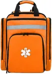 MYDAYS OUTDOOR Medical Bag Backpack,First Aid Backpack,EMS EMT First Aid Bag Empty,Emergency Backpacks,First Responder Bag,Trauma Bag for Camping,Hiking,Outdoor Travel(Orange)