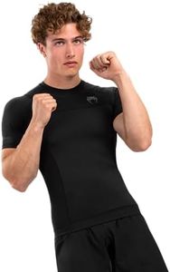 Venum Men's Standard G-Fit Air Rashguard Shortsleeve-Black