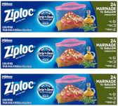 Ziploc 1/2-Gallon All Purpose Marinade Bag, 72 Count