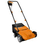 Electric Artificial Grass Brush Sweeper - Compact, Height Adjustable, 10m Cable, Large Collection Bag