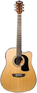 Washburn ACOUSTIC GUITAR, Right, Black (GWA AD5CEPACK-BK)