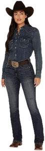 Ariat Female R.E.A.L. High Rise Fernanda Boot Cut Jean Arkansas 32