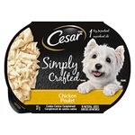 CESAR Simply Crafted Wet Dog Food, Chicken Flavour, 37g Pack of 10