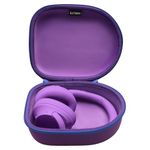 Headphone Headset Case Compatible with JBL, Beats, Sony, Soundcore Anker, Raycon, TOZO, SteelSeries, Logitech, Jabra, Bose, Sennheiser Headphones, Dark Purple