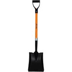 Ashman Heavy-Duty Transfer Shovel (1-Pack) with 41-Inch long Durable Handle and Blade- Ideal for Construction, Landscaping, Gardening, and Snow Removal- Durable, Rust-Resistant, and Multipurpose Scoop