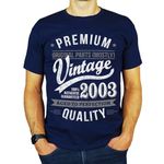 My Generation T-Shirts Vintage Year - Aged to Perfection - 21st Birthday Gift | Present Mens T-Shirt Navy M