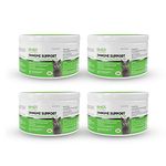 Tomlyn Scientifics L-Lysine Health Supplement Powder for Cats, 100gm Jars (4 Pack)