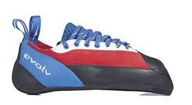 Evolv Ashima Climbing Shoe - Kids' Red/White/Blue, 7.0