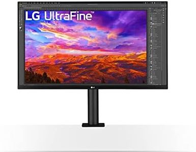 LG Ultrafine Ergo 32UN88A 4K UHD IPS Monitor 31.5 Inch 3840 x 2160 IPS Display, DCI-P3 95 percent , HDR10, USB Type-C, Ergonomic Stand, AMD Freesync, White