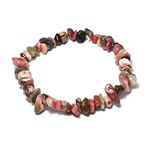 Rhodonite Gemstone Chip Bracelet