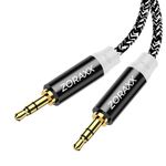 Zoraxx Aux Cable 2.meter, 3.5mm Audio Cable Male to Male Stereo Hi-Fi Sound Nylon Braided aux to aux 1/8 Cable for Headphones Car Home Stereos Speakers Tablets