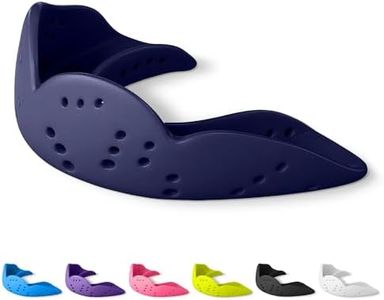 SISU Aero Medium Mouthguard, Noble Navy - 1.6mm Thin - Custom-Molded Fit - Slim Design - Remoldable Up to 20 Times - for Team Sports - Non Toxic