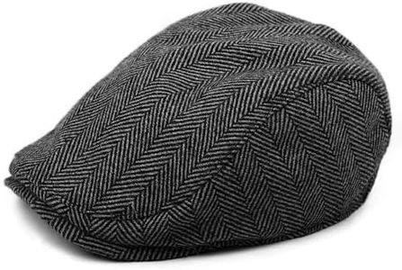The Original Boston Scally Cap - The Original - Grey Herringbon - S