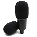 Audio Technica AT2020 Foam Mic Windscreen - Compatible with Audio-Technica AT2020 and Other Large Microphones, As a Pop Filter (2 Pack）by YOUSHARES