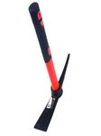 15 Inch Garden Micro Mini Pick Mattock, 38x25cm Red Pickaxe with Fiber Handle, Garden Mattock for DIY | Camping | Gardening | Digging | Paving | Farm | Hand Tools | Construction