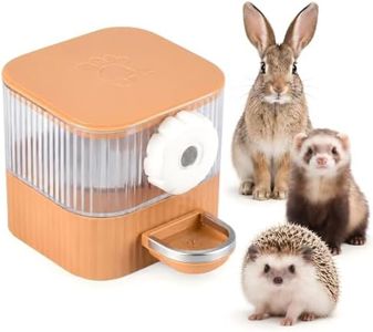 Oceenew No Drip Hanging Automatic Rabbit Water Dispenser 650ml, Top Refill Pet Water Bowl Bottle BPA Free for Bunny, Guinea Pig, Ferret, Chinchilla,Squirrel,Hamster,Puppy Kitten, Other Small Animals