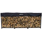 Woodhaven The 12 Foot Firewood Log Rack with Cover