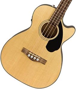 Fender CB-60SCE Beginner Acoustic -Electric Bass Guitar - Natural