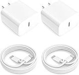 iPhone 14 13 12 11 Fast Charger, [MFi Certified] 2Pack 20W PD Type C Wall Charger Block with 6FT USB-C to Lightning Cables Compatible with iPhone 14/13/ 12/11/ XS/XR/X/ 8 Plus/iPad,White