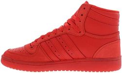 adidas Originals Men's Top Ten Hi Basketball Shoes, Vivid Red/Vivid Red, 10.5