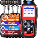 Autel MaxiTPMS TS508WF KIT TPMS Tool, [2024 Enhanced WiFi Ver. of TS508] W/ 4 Metal MX-Sensors($180 Valued, 315+433MHz), WiFi TPMS Relearn/Program/Activation Scan Tool, Upgrade of TS508K TS601 TS408