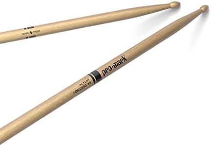 ProMark Drum Sticks - Classic Forward 5A Drumsticks - Drum Sticks Set - Acorn Wood Tip for Larger Sweet Spot - Hickory Drum Sticks - Consistent Weight and Pitch - 1 Pair