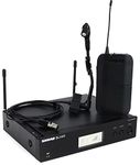 Shure BLX14R/B98 UHF Wireless System - Perfect for Guitar and Bass with 1/4 Jack - 14-Hour Battery Life, 100m Range | Includes Clip-on Instrument Mic & Single Channel Rack Mount Receiver | H11 Band