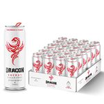 Dragon Sugar Free Energy Drink, High Caffeine Content & Taurine, BVITS* B3, B5, B6 & B13, 2 Calories, Proudly British, 100% Recyclable 24 x 250 ml Cans