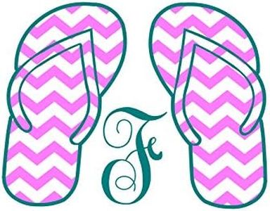 Chevron flip Flops with Initials/Personalize It ! / Specify Color Otherwise We Ship as you see it