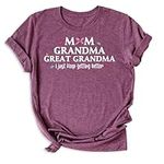 Mom Grandma Great Grandma T-Shirt, 