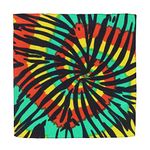 CTM® Cotton Reggae Tie-Dye Bandana, Multi-Color