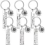 Cunno 6 Pieces Friendship Keychain 