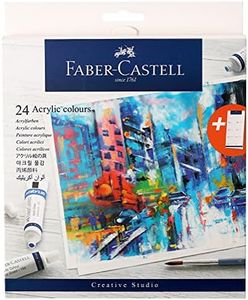 Faber-Castell Student Acrylic 9 ml Set of 24 (Red)