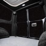 Shield-Auto-Care 4 Way Stretch Van Lining Carpet Conversion in BLACK Trim Bundle Kit-includes High Temperature Trimfix Adhesive Glue (2 M + 2 TRIM FIX)