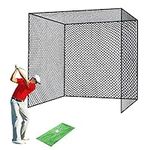 Tongmo Golf Cage Net - 10x10x10ft, 