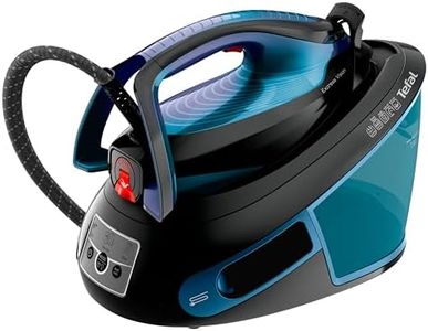 Tefal, Express Vision,SV8151, Garment Care, Made in France, 3 Settings (Eco/Normal/Max), Durilium Airglide, Removable Calc Collector, Eco Energy Setting, Auto-Off, Lock System, Easy LED Vision