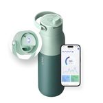 LARQ PureVis 2 1 Litre - Smart Self-Cleaning Water Bottle | App Hydration Tracking | Insulated Stainless Steel | Reusable & Travel Friendly | 2-Year Warranty, Eucalyptus Green
