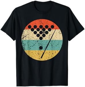 Billiards Shirt - Vintage Retro Pool T-Shirt T-Shirt