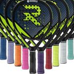 Raquex Evade Padel Racket Overgrip Tape – 10 Colours - 3 Pack Padel Ball Overgrip Tape, 0.65mm Thickness – Absorbent, Slightly Tacky Anti Slip Over Grip for Padel or Pickleball Racquets (Create)