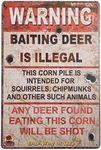 ERLOOD Warning Baiting Deer is Ille