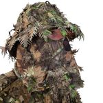 QuikCamo Realtree & Mossy Oak 3D Leafy Camo Face Mask Bucket Hat for Men Deer Duck and Turkey Hunting (Fully Adjustable OSFM)