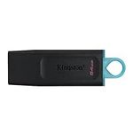 Kingston DataTraveler Exodia DTX/64GB Flash Drive USB 3.2 Gen 1 - with Protective Cap and Keyring in Multiple Colours