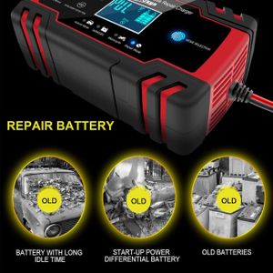 PROFIKLA 12V/24V 8A Smart Car Battery Charger – Automatic Lead Acid Maintainer