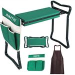 INMTIE 2-in-1 Garden Kneeler and Seat Gardening Chair Protects Your Kneesb Foldable Garden Bench Garden Stools Bench Comes with A Free Tool Pouch EVA Foam Pad