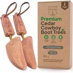 HOUNDSBAY Cowboy Boot Trees for Men and Women, Cedar Boot Trees for Men, Cowboy Boot Shoe Tree, Boot Trees for Tall Boots, Cedar Boot Trees for Cowboy Boots, Cedar Shoe Trees for Men Boots