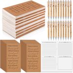 40 Sets Christian Gifts Notebooks Bulk Inspirational Bible Verse Prayer Journals Bamboo Ballpoint Pens Religious Notepad Party Favors for Women Teacher Church Office