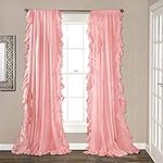 Lush Decor Reyna Window Curtain Panels Pink Set 54x84