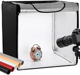 Finnhomy Professional Portable Photo Studio Photo Light Studio Photo Tent Light Box Table Top Photography Shooting Tent Box Lighting Kit, 16" x 16" Cube